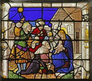 Window depicting the Adoration of the Magi